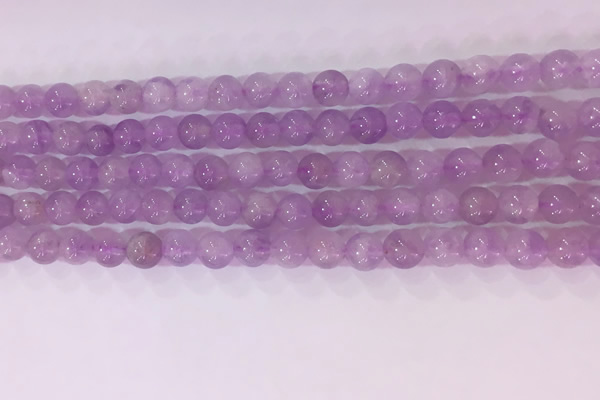 CNA951 15.5 inches 5mm round natural lavender amethyst beads