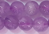 CNA954 15.5 inches 8mm round natural lavender amethyst beads