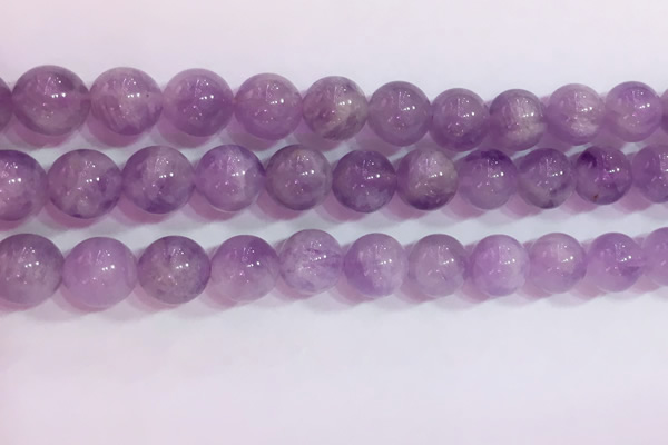 CNA955 15.5 inches 10mm round natural lavender amethyst beads