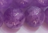 CNA959 15.5 inches 18mm round natural lavender amethyst beads