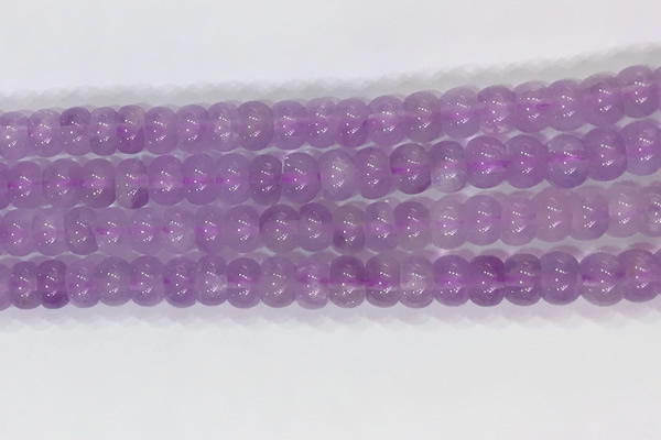 CNA968 15.5 inches 5*7mm faceted rondelle lavender amethyst beads