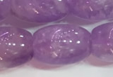 CNA977 15.5 inches 12*16mm drum natural lavender amethyst beads