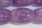 CNA979 15.5 inches 15*20mm drum natural lavender amethyst beads