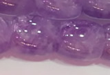 CNA981 15.5 inches 14*14mm drum natural lavender amethyst beads