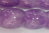 CNA982 15.5 inches 16*16mm drum natural lavender amethyst beads