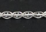 CNC38 9*13mm rice grade A natural white crystal beads wholesale