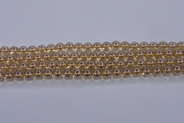 CNC502 15.5 inches 8mm round dyed natural white crystal beads