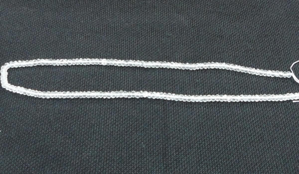 CNC68 2*4mm faceted rondelle grade A natural white crystal beads