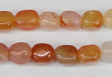 CNG06 15.5 inches 9*12mm nuggets agate gemstone beads