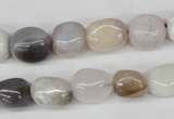 CNG10 15.5 inches 9*12mm nuggets botswana agate gemstone beads