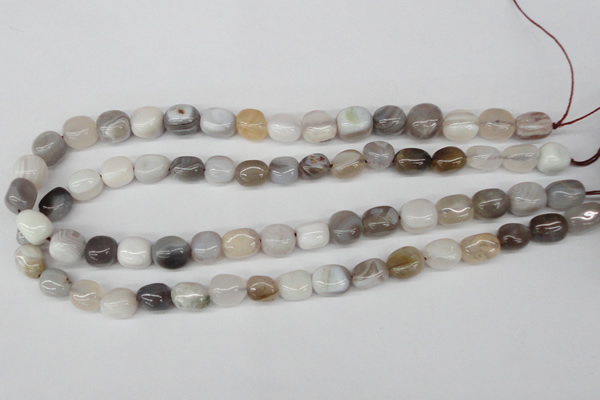 CNG10 15.5 inches 9*12mm nuggets botswana agate gemstone beads