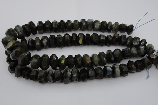 CNG1035 15.5 inches 12*16mm - 15*22mm faceted nuggets labradorite beads