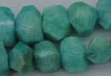 CNG1072 15.5 inches 13*18mm - 15*20mm faceted nuggets amazonite beads