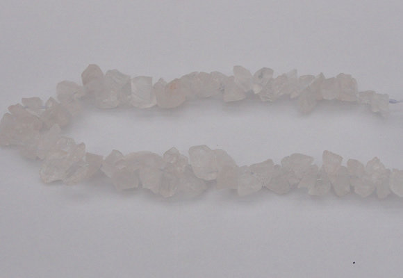 CNG1115 15.5 inches 8*12mm - 13*18mm nuggets white crystal beads