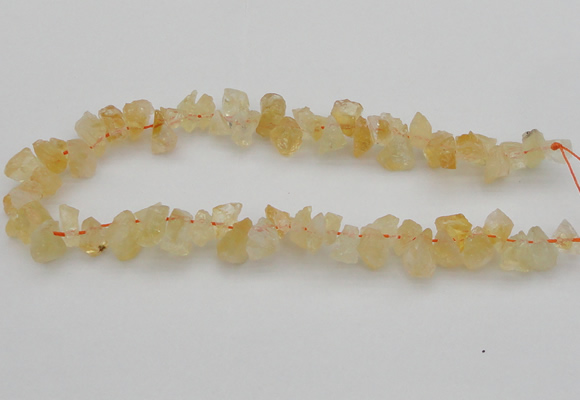 CNG1118 15.5 inches 8*12mm - 13*18mm nuggets citrine gemstone beads