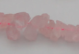 CNG1119 15.5 inches 8*12mm - 13*18mm nuggets rose quartz beads