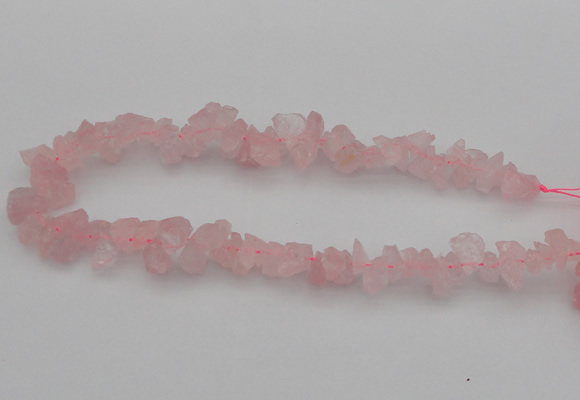 CNG1119 15.5 inches 8*12mm - 13*18mm nuggets rose quartz beads