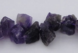 CNG1121 15.5 inches 8*12mm - 13*18mm nuggets amethyst beads