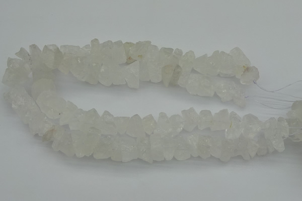 CNG1128 15.5 inches 8*12mm - 13*18mm nuggets white crystal beads