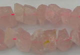 CNG1132 15.5 inches 8*12mm - 13*18mm nuggets rose quartz beads