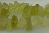 CNG1134 15.5 inches 8*12mm - 13*18mm nuggets lemon quartz beads