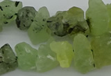 CNG1136 8*12mm - 13*18mm nuggets green rutilated quartz beads