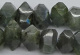 CNG1152 15.5 inches 10*14mm - 15*20mm faceted nuggets labradorite beads