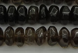 CNG1181 15.5 inches 6*14mm - 8*14mm nuggets smoky quartz beads