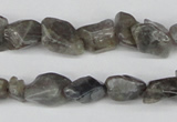 CNG12 15.5 inches 8*14mm nuggets labradorite gemstone beads