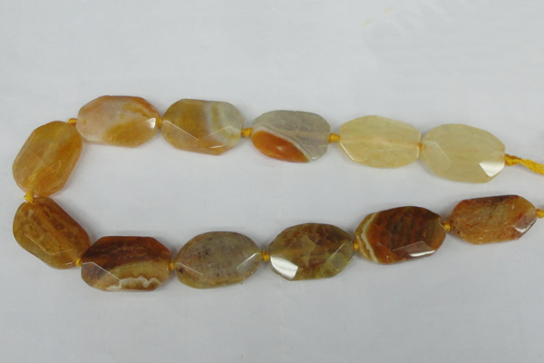 CNG1200 15.5 inches 20*30mm - 25*35mm freeform agate beads