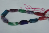 CNG1225 15.5 inches 18*30mm - 20*45mm freeform agate beads