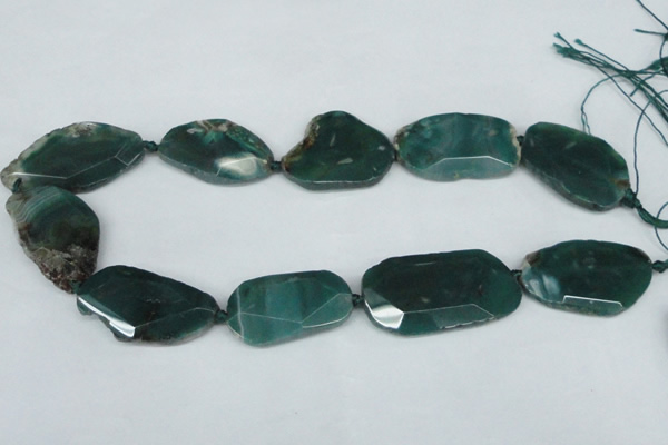 CNG1233 15.5 inches 20*35mm - 35*45mm freeform agate beads