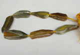 CNG1234 15.5 inches 20*40mm - 25*55mm freeform agate beads