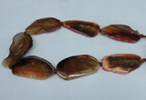 CNG1235 15.5 inches 25*40mm - 30*55mm freeform agate beads