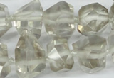 CNG1314 12*18mm – 14*28mm faceted nuggets smoky quartz beads