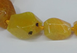 CNG1355 15.5 inches 8*10mm - 20*25mm faceted nuggets agate beads