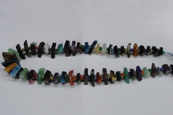 CNG1404 15.5 inches 10*15mm - 12*22mm nuggets agate gemstone beads