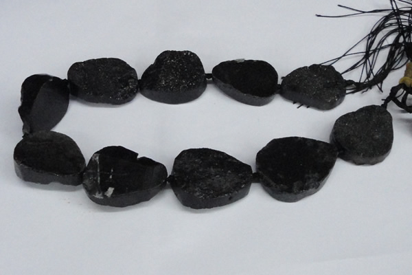 CNG1422 15.5 inches 25*35mm - 30*40mm freeform agate beads