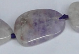 CNG1427 15.5 inches 20*30mm - 35*45mm freeform lavender amethyst beads