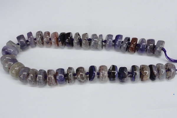 CNG1453 15.5 inches 8*20mm - 10*20mm nuggets agate gemstone beads