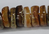 CNG1456 15.5 inches 8*25mm - 12*25mm nuggets agate gemstone beads