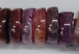 CNG1457 15.5 inches 8*25mm - 12*25mm nuggets agate gemstone beads