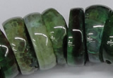 CNG1461 15.5 inches 11*30mm - 13*30mm nuggets agate gemstone beads