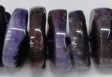 CNG1465 15.5 inches 12*35mm nuggets agate gemstone beads