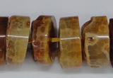 CNG1472 15.5 inches 10*25mm - 14*25mm nuggets agate gemstone beads