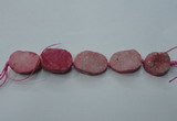 CNG1511 8 inches 20*30mm - 25*35mm freeform agate beads