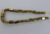 CNG1580 15.5 inches 10*15mm - 18*20mm nuggets plated quartz beads