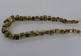 CNG1582 15.5 inches 8*12mm - 12*20mm nuggets plated quartz beads