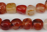 CNG16 15.5 inches 11*12mm nuggets agate gemstone beads