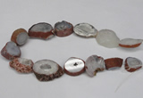 CNG1601 15.5 inches 18*25mm - 25*30mm freeform druzy agate beads